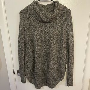 Leo & Nicole Zaryn Cotton Blend Poncho Pullover
